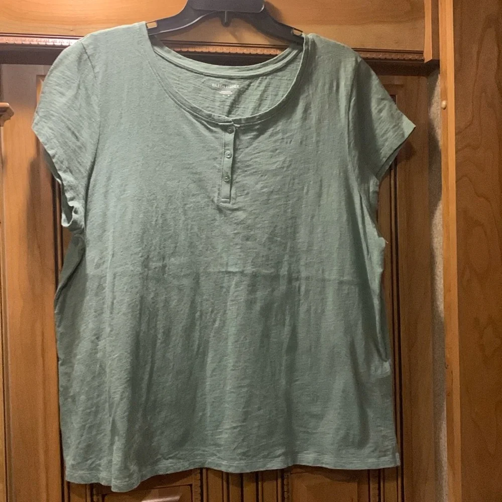 Eileen Fisher Organic Cotton Tee, Big Boxy Fit
Size XXS - Picture 1 of 5